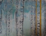 Birches in Blue Haze IV